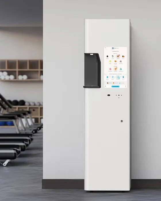 Drop Refill smart water station installed in a fitness facility